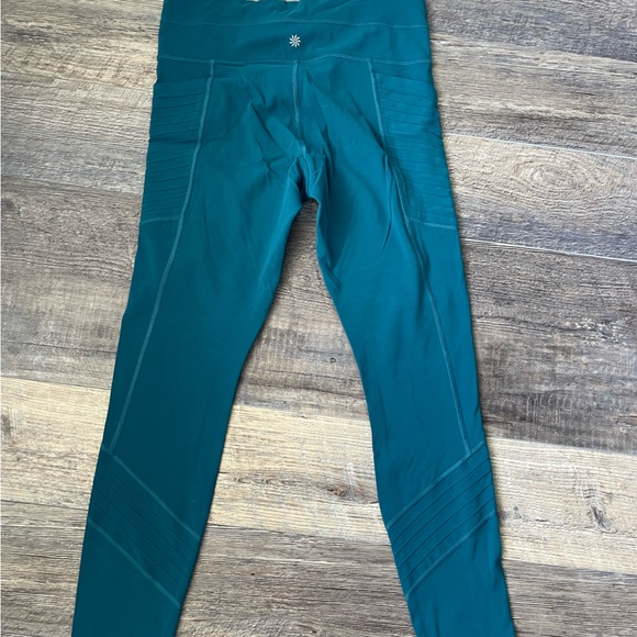NWOT Athleta leggings, medium, teal - Picture 5 of 5